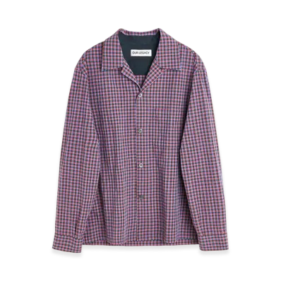 OUR LEGACY Heusen Shirt "Venice Check Almost Seersucker"