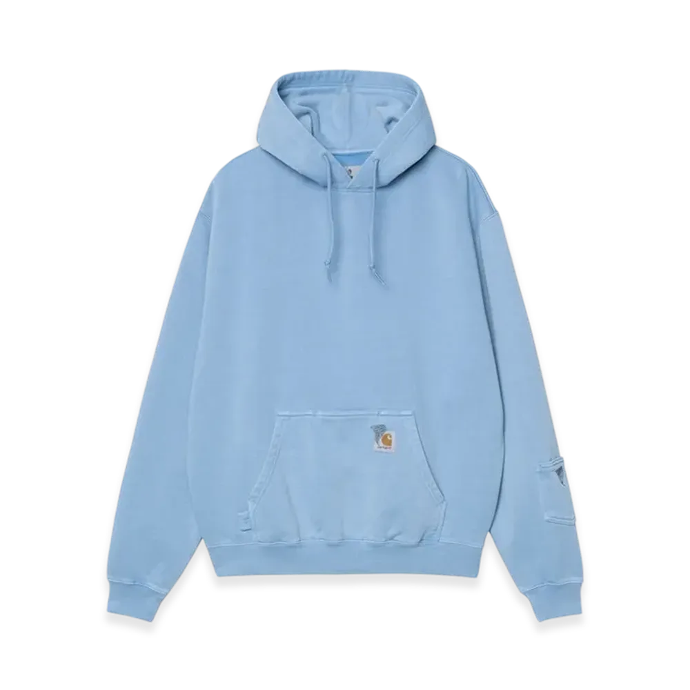 Carhartt WIP Invincible Hooded Pigment Dyed Sweat "Piscine Pigment (Garment Dyed)"
