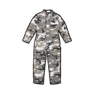 Supreme x Dickies Quilted Denim Coverall "Grey Camo"