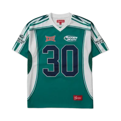 Supreme Sudden Death Football Jersey "Teal"