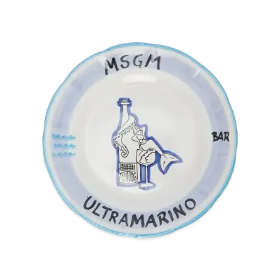 MSGM x Ultramarino Ceramic plate "White"