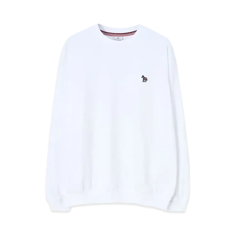 Paul Smith Women's Zebra Patch Long Sleeve T-Shirt "White"