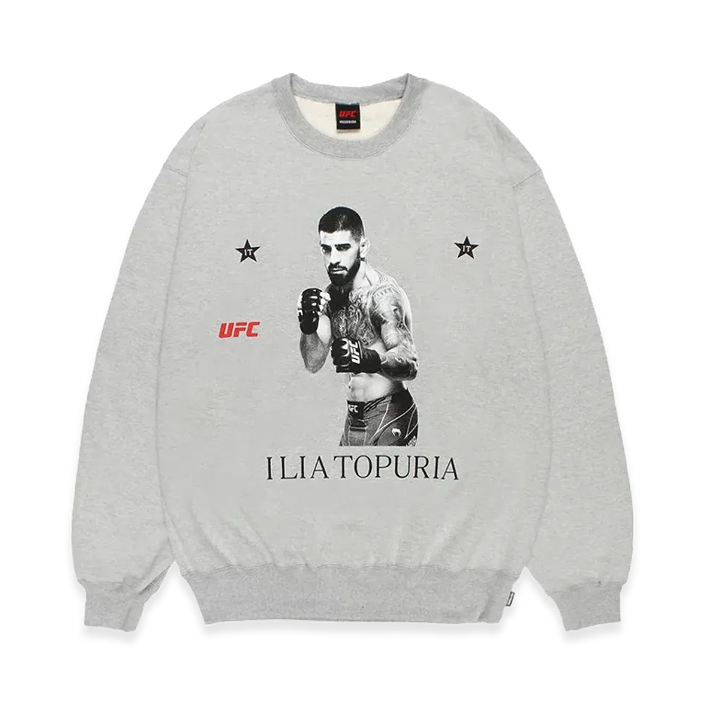 WACKO MARIA x UFC Heavy Weight Sweat Shirt "Gray"