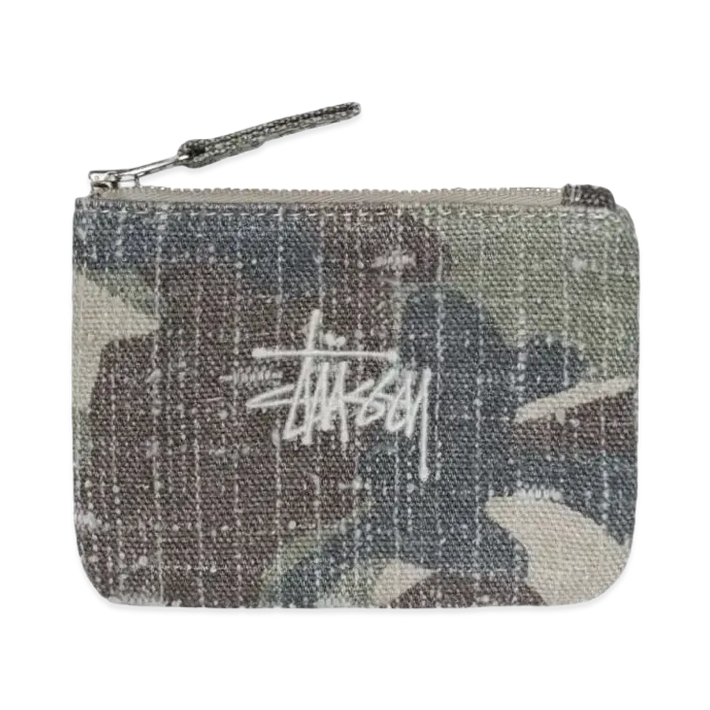 Stussy Needle Punch Coin Pouch "Camo" (FA24)