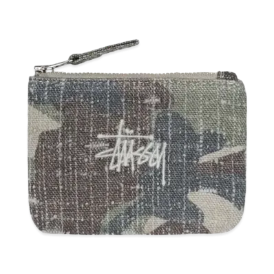 Stussy Needle Punch Coin Pouch "Camo" (FA24)