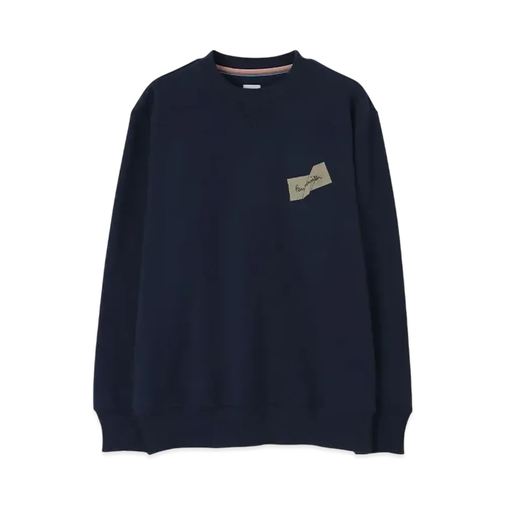 Paul Smith Ripped Tag Sweatshirts "Navy"
