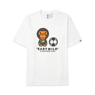 adidas x A BATHING APE BAPE SSL MILO T-Shirt "White"