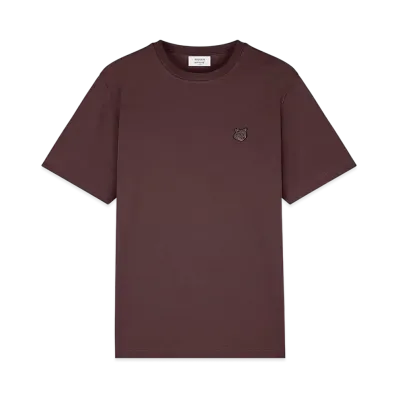 Maison Kitsune Bold Fox Head Patch Comfort T-Shirt "Firewood"