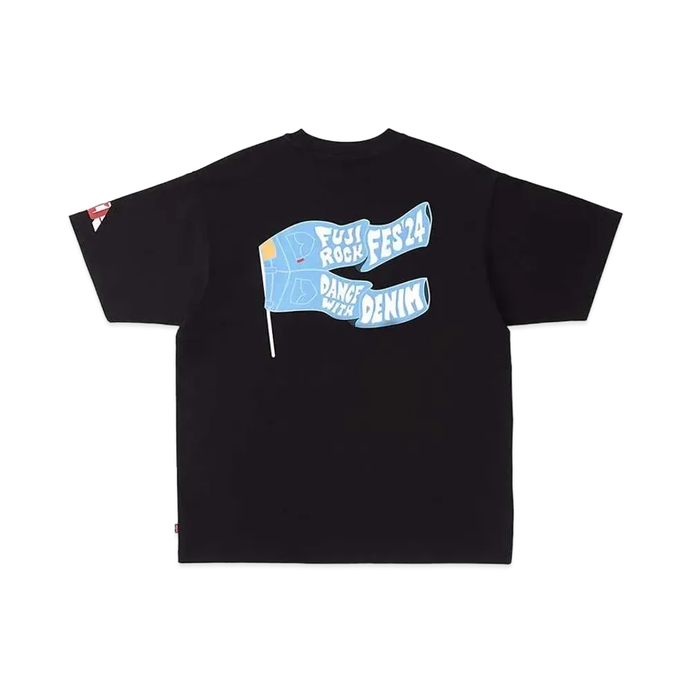 Levi's x FUJI ROCK FESTIVAL'24 Collaboration T-shirt #1 "Black"