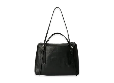 OUR LEGACY Women's Lever Shoulder Bag "Tire Black Forever Cowhide"