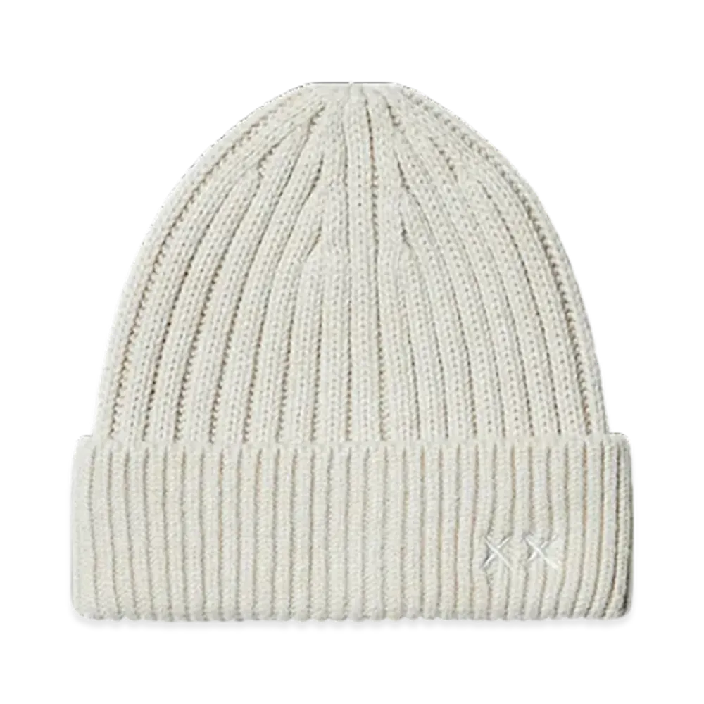 Uniqlo x KAWS Winter Heattech Knit Cap "Off White"