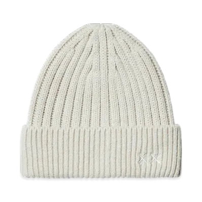 Uniqlo x KAWS Winter Heattech Knit Cap "Off White"