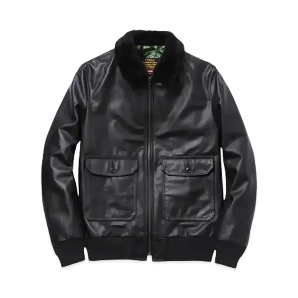 Supreme x Schott TYPE A-2 Leather Flight Jacket "Black"