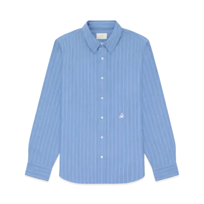 Aime Leon Dore x New Balance 997 Striped Oxford Shirt "Blue"