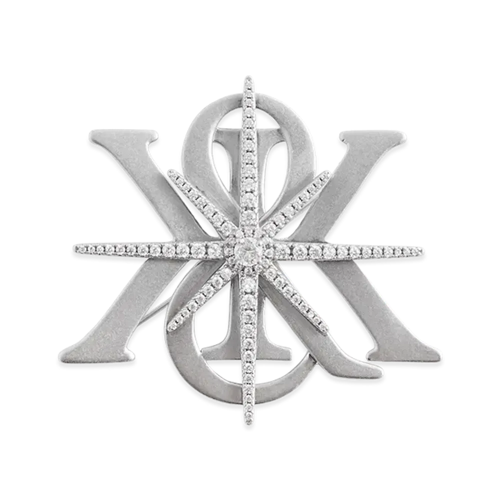 Kith x Lisa Women's Crest Brooch "Silver"