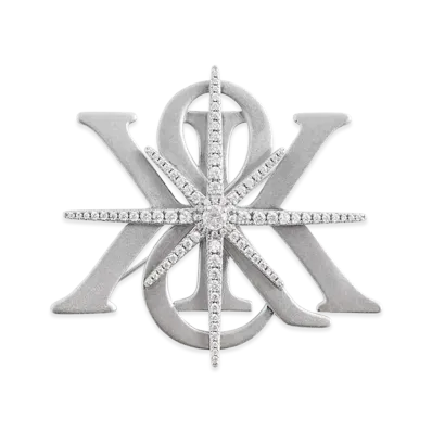 Kith x Lisa Women's Crest Brooch "Silver"