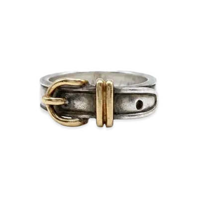 Hermes Saintur Ring "Silver/Gold"