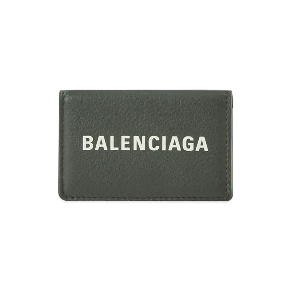 BALENCIAGA Everyday Mini Wallet "Gris Fossile"