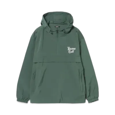 BEAMS x MALBON GOLF Exclusive Egc Anorak Parka "Green"