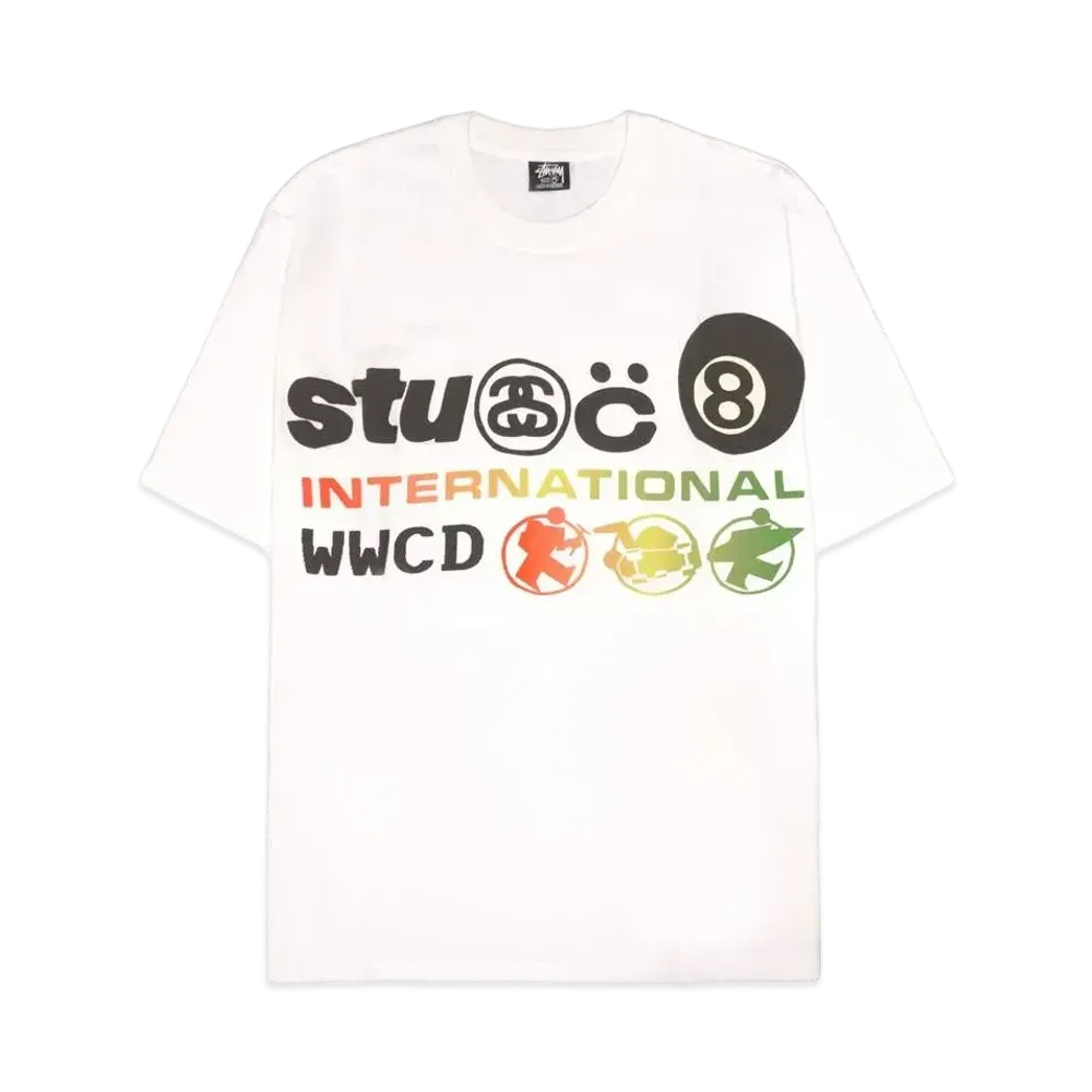 Stussy CPFM INTERNATIONAL TEE "White"