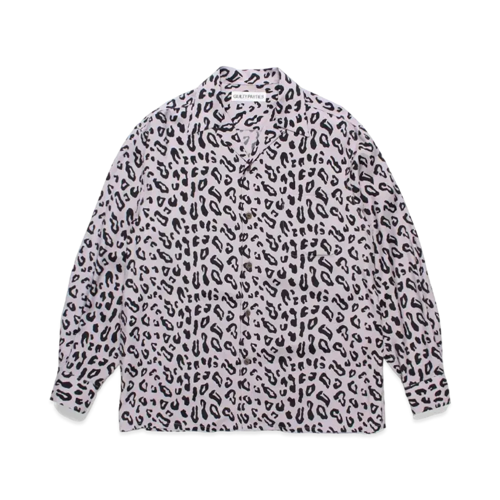 WACKO MARIA Leopard Hawaiian Shirt "Purple"