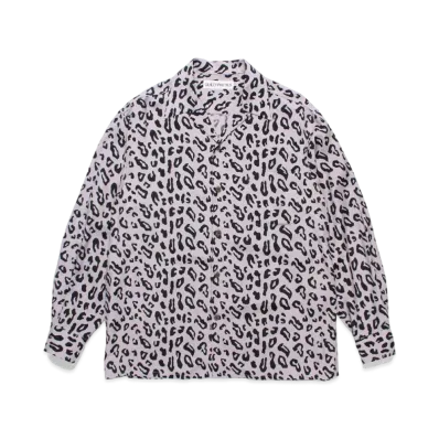 WACKO MARIA Leopard Hawaiian Shirt "Purple"