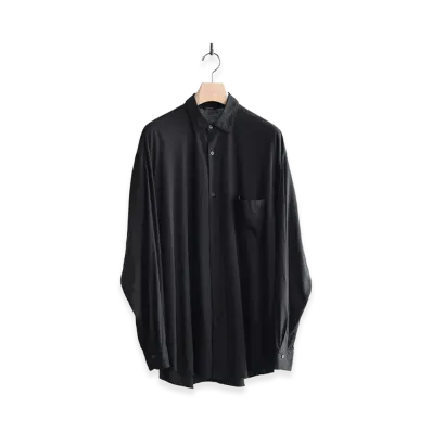 COMOLI Thin Cotton COMOLI Shirt "Black"