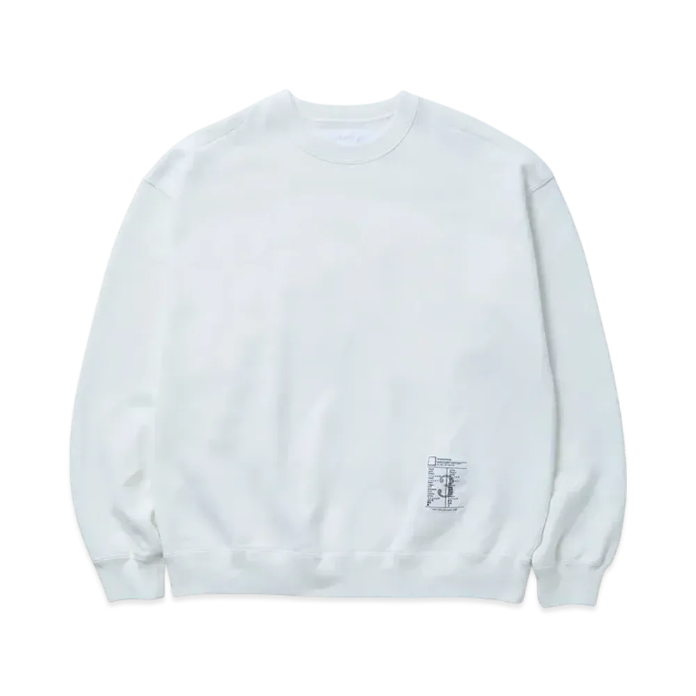 NEIGHBORHOOD BW . Sweat Shirt LS "White"