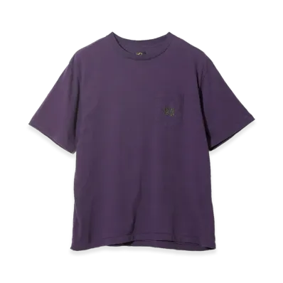 NEEDLES S/S Pocket Tee - Cotton Jersey "Purple"