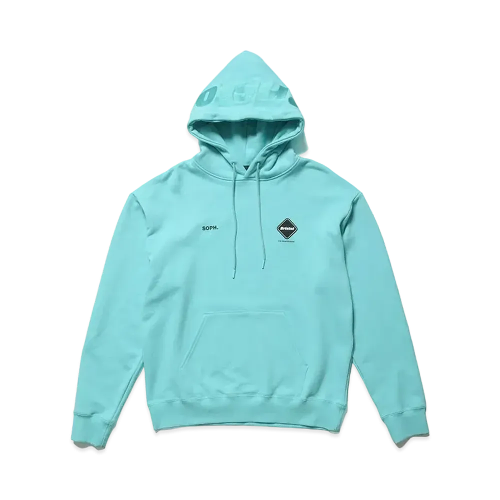 F.C.REAL BRISTOL Hood Logo Team Sweat Hoodie "Light Blue"