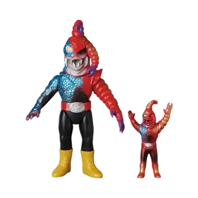 MEDICOM TOY "Toei Retro Sofvi Collection" -Masked Rider- Scorpion Lizard (New Color) + Scorpion Lizard (Mini Soft Vinyl) (Wonder Festival Commemorative Model)