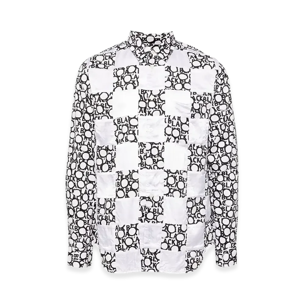 BLACK COMME des GARCONS Check Shirt "Orange"