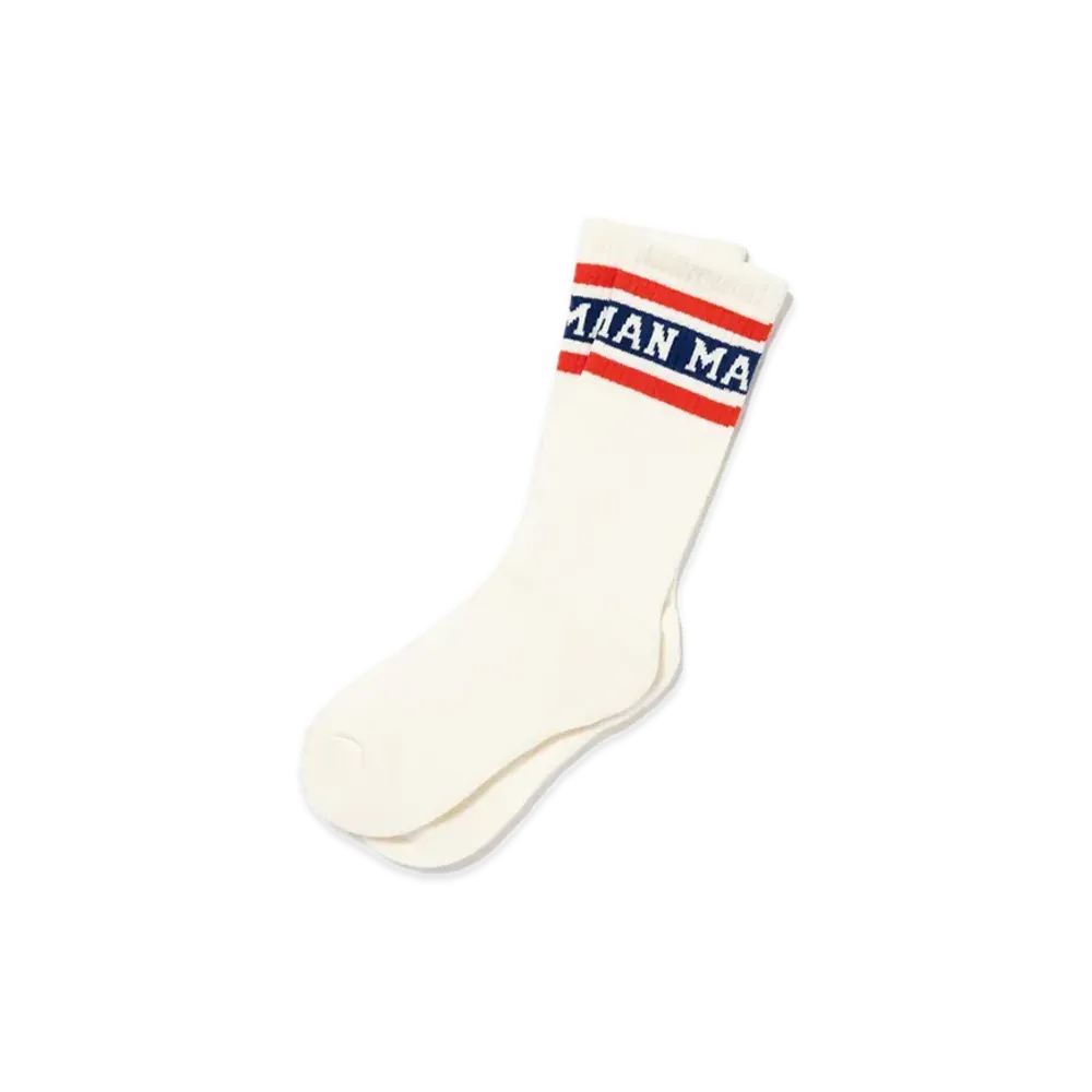HUMAN MADE Line Socks "Red"