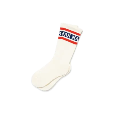 HUMAN MADE Line Socks "Red"