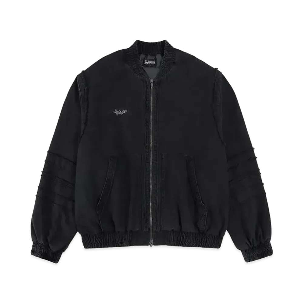 SUPPLIER Switching Detail Bomber Jacket "Black"