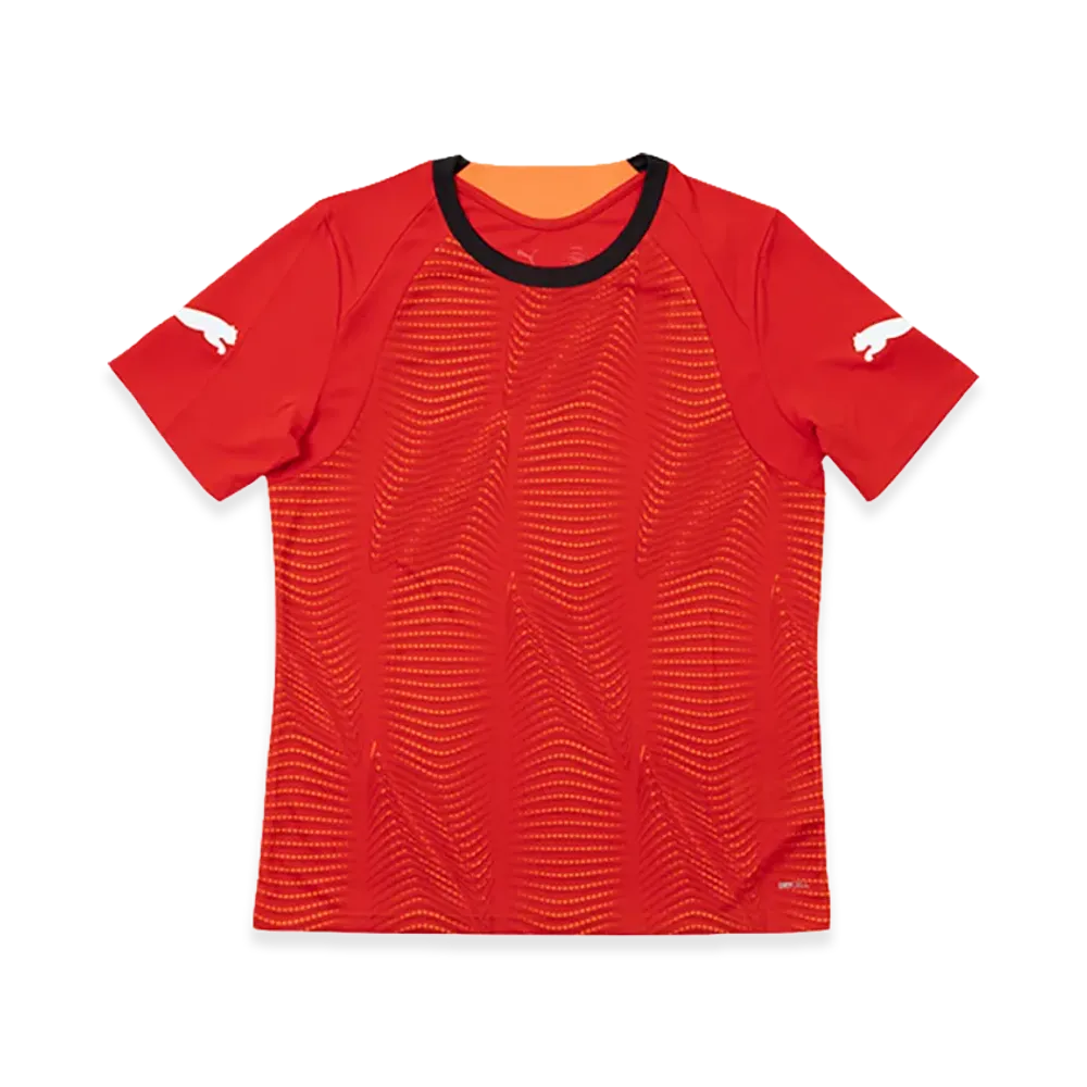 PUMA individualFINAL Short Sleeve Shirt "Glowing Red/Mint Jelly"