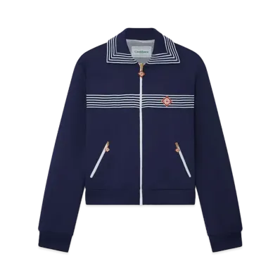 Casablanca Tricot Track Top "Navy"