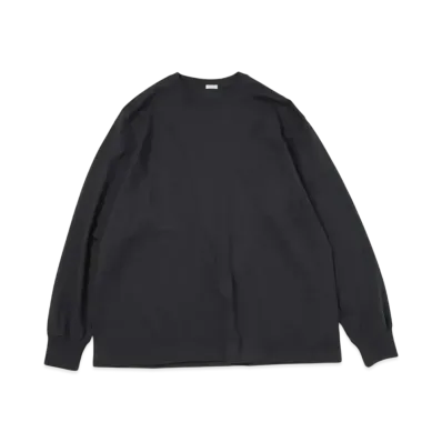 A.PRESSE Cashmere Blend L/S T-Shirt "Black"
