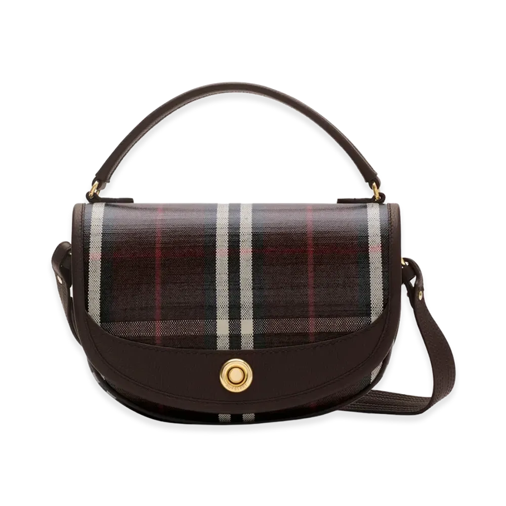 Burberry Women's Highland Crossbody Bag "Mahogany Red"