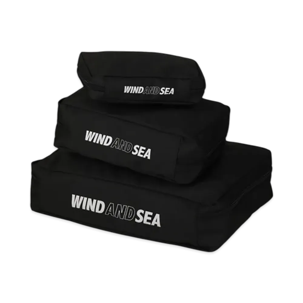 WIND AND SEA 3P Travel Pouch "Black"