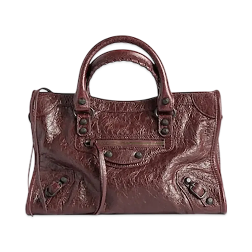 BALENCIAGA Le City Bag Small "Dark Burgundy"