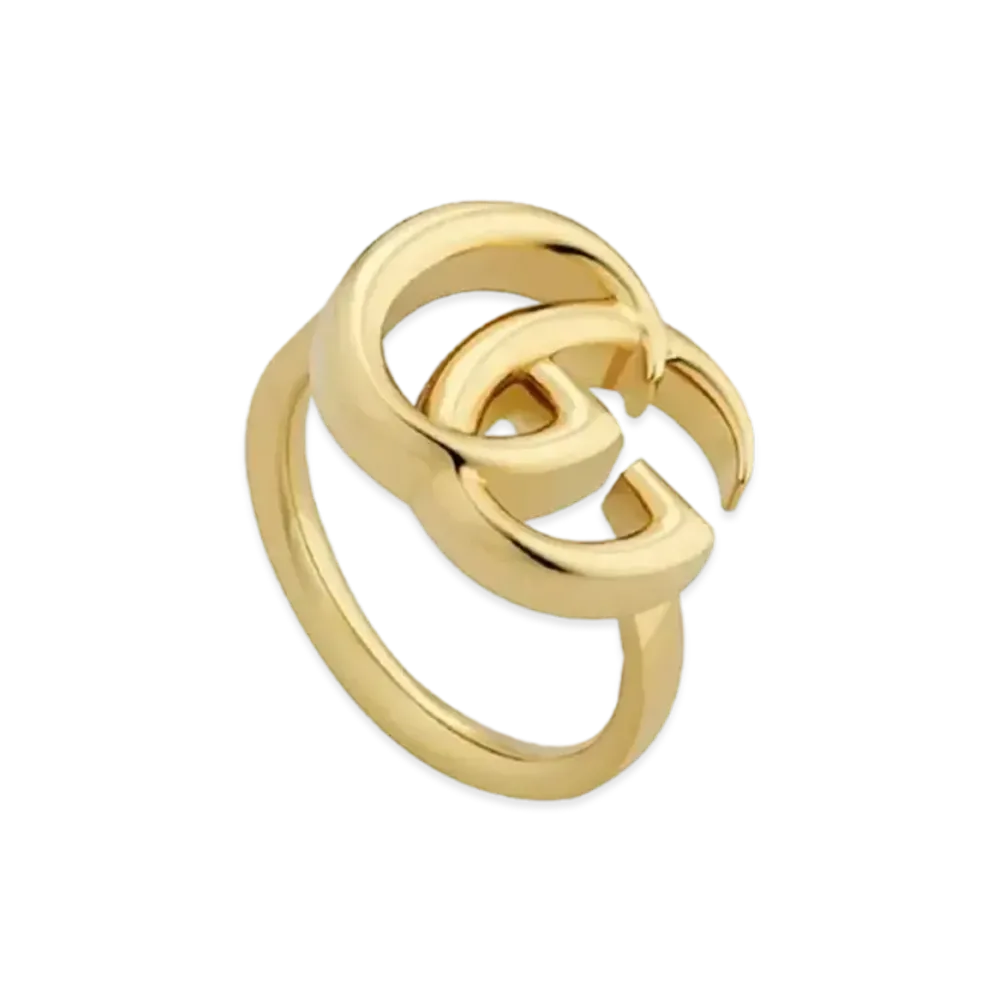 GUCCI Double G Gold Ring "Gold"