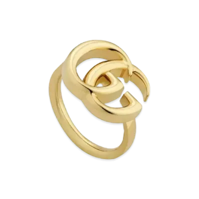 GUCCI Double G Gold Ring "Gold"