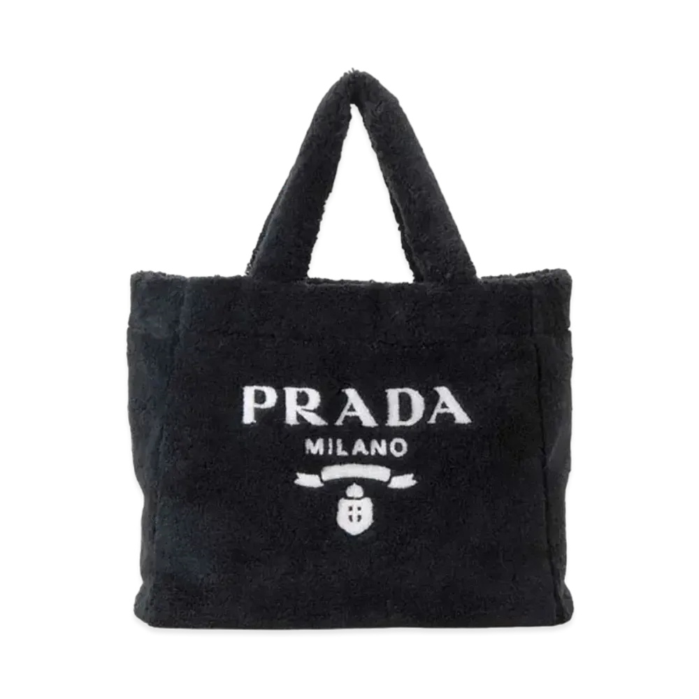 PRADA Terry Tote Bag "Black"