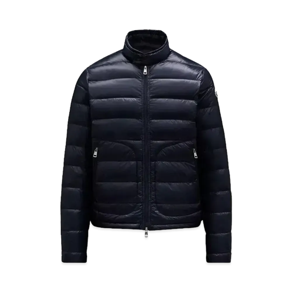 MONCLER Acorus Short Down Jacket "Night Blue"