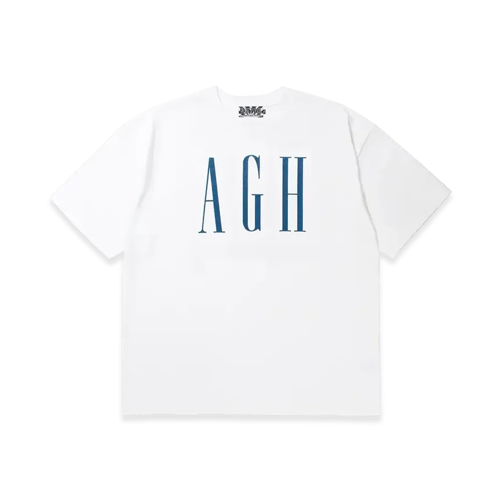 APHRODITEGANG AGH Big Logo S/S Tee "White/Navy"