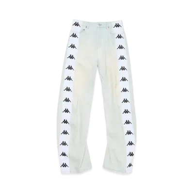Acne Studios x Kappa Loose Fit Jeans "White"