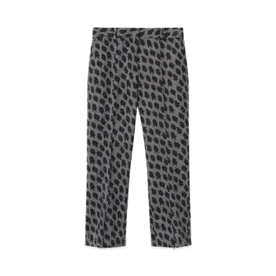 Paul Smith Women's Big Flower Straight Pants "Black"