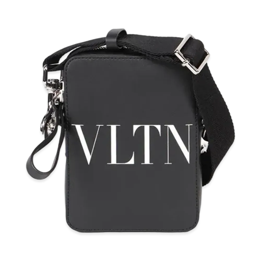 Valentino VLTN Leather Shoulder bag "Black"