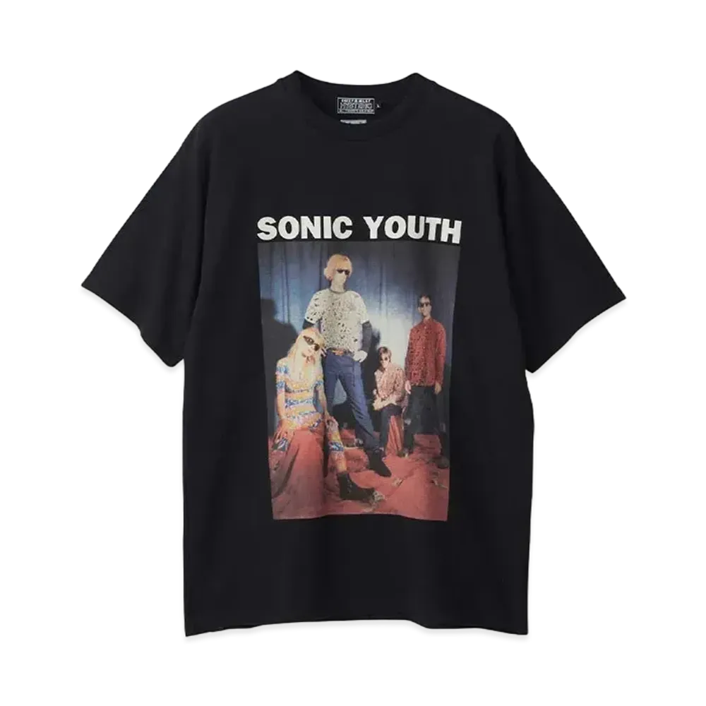 HYSTERIC GLAMOUR Sonic Youth/Oct 1991 At Tyo T-Shirt "Black"